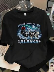 Halloween Graphic T-Shirt - Black - View 1