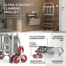 This Folding Trolley Features A Detachable Large-Capacity Storage Bag, Stair Wheels, And A Portable Lifting Function. This Multi-Functional, Compact Trolley Is Ideal For Transportation, Shopping, Camping, Family Use, And Outdoor Activities. - 查看 6