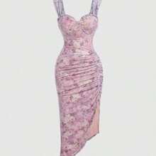 Women Midi Dresses - 羅莎 - 查看 1