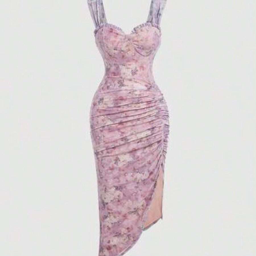 Women Midi Dresses - 羅莎 - 查看 1
