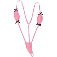 Đồ lót gợi cảm, đồ lót quyến rũ với ba điểm hở, đồ ngủ mới cho ngày Valentine, áo choàng và bộ đồ giường cho buổi hẹn hò dành cho phụ nữ, đồ lót táo bạo, gợi cảm và quyến rũ. - Hồng - Xem 7