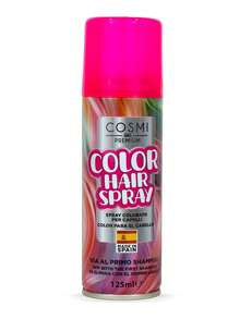 COSMI MILANO Made In Spain 125ml Spray, Temporary Hair Dye 125ml, 5 Vibrant Colors, Easy To Apply And Remove With Shampoo, Light, Long-Lasting And Gentle On Hair Formula, Create Your Exclusive Look For Summer, Beach, Parties And Holidays, Creative Festivals And Special Evenings, Unique And Personal Style. - 紫紅色 205 - 查看 5