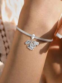 1pc Women's Bracelet DIY Decor Ribbon Bow Beads, Suitable For Daily Matching And Decoration, Jewelry Making For Girls - Beads - View 3