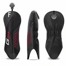Fashionable Golf Club Protective Cover, Golf Accessories For 1pc Driver Fairway Hybrid, Dust-Proof And Durable Material Head Cover, Providing You With The Best Protection For Your Golf Club - Multicolor - View 6
