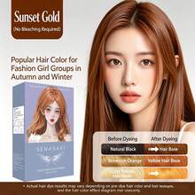 Raspberry Red Plant-Based Hair Dye | Home Use, Damage-Free, Easy To Color, High Color Intensity, Long-Lasting Effect - Multicolor - View 14