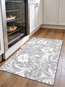 DAJIANG 1pc Bohemian Vintage Kitchen Runner Rug, Non-Slip Rubber Backing, Washable Kitchen Mat, Thickened Floor Mat Suitable For Floors, Hallways, Laundry Rooms, Holiday Room Decor - Multicolor - View 5