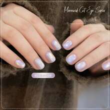 MIANEL GEL 10ml 2026新款「蛟魚類」貓眼凝膠指甲油－夏季冰透保濕亮澤閃耀貓眼效果 UV光固化 - 彩色 - 查看 2