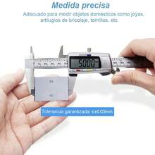 Calibrador Pie De Rey Eletrónico Acero Inoxidable 150mm Alta Precisión - A - Ver 8