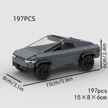 MOC Super Racing Car Building Block Model Toy Set, Creative Toy, Children's DIY Assembleable Car Model Kit, City Tech Champion Cup Series, Suitable As Birthday, Halloween, Christmas Gift, As Well As Collection And Home Decor - Model - View 8