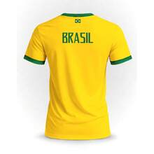 Brazilian National Team World Cup T-Shirt, Right-Wing Supporters Of The Hexa (Brazil's Sixth World Cup Title) - 黃色 - 查看 5