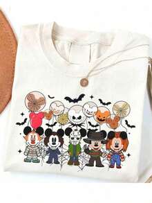 Mickey Mouse Balloon Costume Horror Characters Shirt,  Halloween Family Trip, Disney Mickey&; Not So Scary Party TeeDisneys Disneyland Paris The Magic Kingdom Disneyesque The House Of Mouse Mickey Mouse Empire Modest Summer Outfits Take That T Shirt Summer Coord Tops For Women Summer Summer Clothes Women Summer Clothes Summer Tops Summer Tops Women Summer Co Ord Summer Top Summer Outfits White Top Black Top Holiday Outfits For Women  Tops For Women Summer Holiday Gifts Valentine's Day Gifts Earth Day Gifts Oktoberfest Gifts Summer Bank Holiday Gifts - trắng - Xem 1