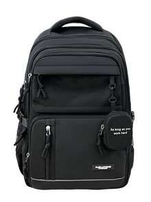New Luminous Design Fashionable Minimalist Casual Travel Backpack, Large Capacity Multifunctional Couple Backpack Suitable For Multiple Occasions - Multicolor - View 12