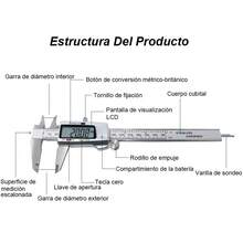 Calibrador Pie De Rey Eletrónico Acero Inoxidable 150mm Alta Precisión - A - Ver 6