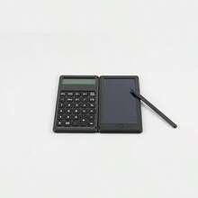 Scientific Calculator - 12 Digit Large Screen, With Notebook Mathematical Calculator, Middle High School Supplies And College Essentials 2-In-1 Folding Calculator Reusable Electronic Notebook With Stylus Pen Lightweight Pocket Size Design Perfect For Business And Personal Use Work Calculator - A - View 10