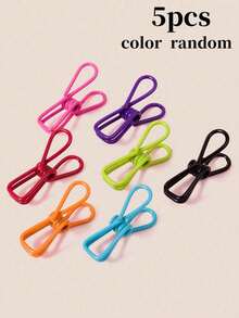 20pcs Multi-Functional Clothespins - Windproof Strong Clothespins, Socks Clips, Pants Clips, Sealing Clips, Non-Slip Photo Clips, Assorted Colors (Random) - A - View 12