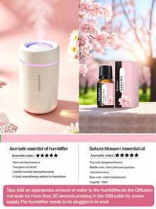 مرطب هواء صامت للسيارة سعة 280 مل ومعطر هواء للسيارة مع وضعين للعمل. يتوفر بخيارات اللون الأسود والأبيض. إضاءة محيطية ملونة، صغير الحجم وقابل للحمل. يمكن إضافة زيت عطري أساسي عبر إمداد الطاقة USB. مناسب للسيارات والمكاتب والغرف النوم والغرف الكبيرة ومرطبات الهواء المنزلية المكتبية وإكسسوارات السيارات وموزعات العطور للسيارات - طراز H06 - مشاهدة 17