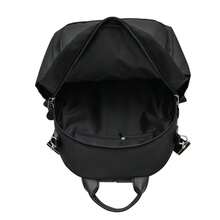 Lightweight Fashionable New Versatile Large Capacity Casual Backpack Travel Bag - Black - View 9
