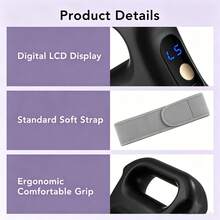 Hailicare Multi-Functional Electric Full Body Fascia Massager, Dual-Ring Vibrating Fascia Massage Device With Waist Belt, Rechargeable Slimming & Shaping Tool, Deep Tissue Muscle Relaxation, 3 Modes 5 Intensity Levels, Suitable For Whole Body Massage, Great For Post-Workout Recovery, Unisex Gift - View 2
