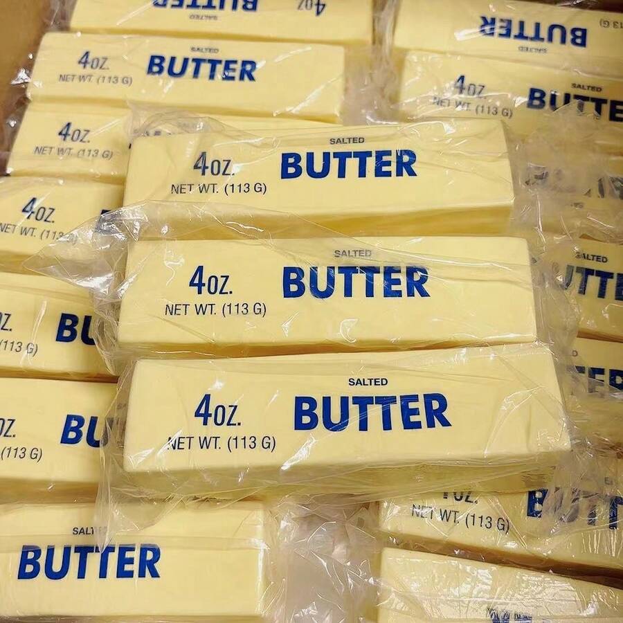 1pc Funny Butter Stick Squishy Toy, Soft Squeeze Butter Bar Stress Relief Toy, Fluffy Novelty Food Shaped Fidget Toy, Anxiety Relief, Birthday Gift - Multicolor - View 1