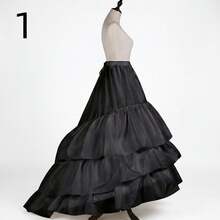 3-Layer Petticoat Underskirt With Train, For Wedding Dress, Formal Gown, Ball Gown - Multicolor - View 8