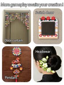 4pcs 2.6mm Pixel Art Beads DIY Craft Tools - C - View 4