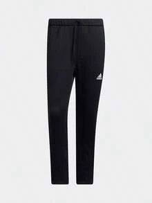 Adidas 男士春秋運動長褲，訓練跑步多功能健身抽繩運動褲 H29174 - 黑色 - 查看 1
