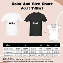 Twilight Nomad Womens Shirts, Relaxed Fit Womens Tops, Soft Touch Short Sleeve, Casual Indoor & Outdoor Basic - 黑與白 - 查看 3