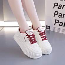 Women Skateboarding Shoes - Red - View 2