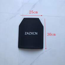 1pc Lightweight PE Bulletproof Ballistic Panel Vest 10"X12" NIJ IIIA GA3 Stand Alone Plate Bullet Proof Shield(Not For Body Armor) - Black - View 3