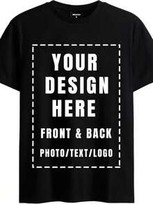 Camiseta 100% Algodón Puro - Negro 5 - Ver 1