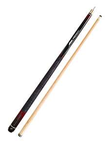 Taco de billar de madera de arce de alta calidad, caña de 1/2 pieza, longitud de 146cm/57 pulgadas, (11.5mm/13mm) dos diámetros de punta disponibles, taco preciso y duradero, diseñado para competición y entrenamiento de jugadores, regalo perfecto para entusiastas del billar - Rojo - Ver 3