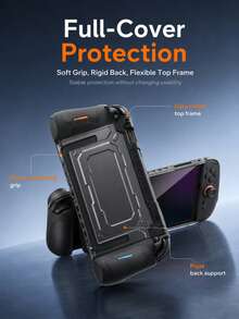 2 Full Body Protective Case Set - Armor-Grade PC Hard Back + TPU Bumper, Ergonomic Thick Silicone Handles, 8-Card Slot Storage Cover With 70° Foldable Stand, Scratch-Resistant Portable Accessories For NS2 Console, Includes Joystick Caps - Best Gift Compatible With Switch Players - Multicolor - View 5