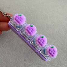 1pc Multi-Key Keycap Stress Relief Keychain - 4/9 Keys Clicker Toy, Adult Stress Relief, DIY Keyboard Style Fidget, Focus And Fun - Color - View 6