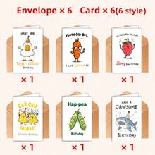 Happy Birthday 12/24pcs Funny Birthday Cards 4*6 Inch Cards With Envelopes Thank You Cards - View 9