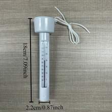 1個漂浮式泳池溫度計，數位水溫計，高精度溫度測量，免電池設計，耐用防水塑料材質，防滑易握手柄，外觀清晰直觀讀數，家用與戶外通用泳池配件，適用於室內外游泳池、SPA、按摩浴缸、景觀池、魚缸、浴缸、戶外水景，泳池維護專用溫度測量工具，漂浮式水溫監測器，居家休閒後院水景溫度測量用品，耐磨耐用適合長期使用，無需充電簡單操作，泳池周邊實用工具，多場景水溫測量設備 - A - 查看 8