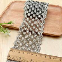Modische Cut Out Spitzenborte, Stoff für Kleidung und Vorhänge, dekorative Accessoires, handgefertigte Haaraccessoires, Schleifenaccessoires - Blumen - Übersicht 8