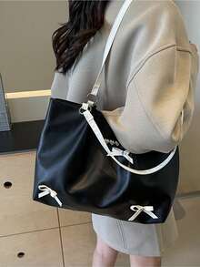 Women Shoulder Bags - Black - View 4