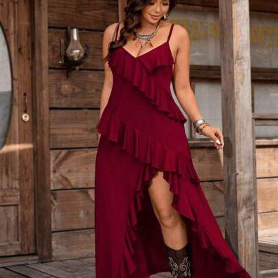 Women Midi Dresses - 波爾多 - 查看 1