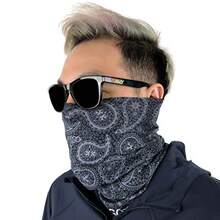Face Mask - Sun Wind Dust Protection Mask For Men And Women - Neck Gaiter, Balaclava - Paisley - View 2