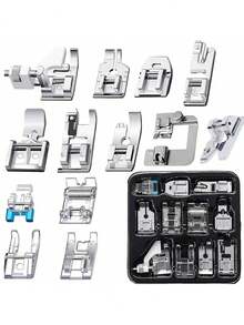 EDCUEBE7 11/16/32/42/48/52pcs Sewing Machine Presser Foot Set Compatible With Most Low Shank Sewing Machines, Complete Sewing Machine Presser Foot Kit, Home Sewing Machine Accessories, Sewing Machine Parts, DIY Sewing Accessories - Boxed Presser Feet - View 7