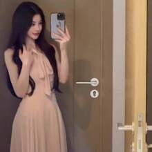 Women Long Dresses - Sleeveless Long Dress - View 5
