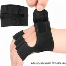 Fingerless Five-Finger Sports Weightlifting Gloves, Suitable For Home Fitness Training, Palm Protection Fitness Accessory - Black - View 8