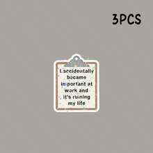 I Accidentally Became Important At Work, But It Ruined My Life - Car Sticker School Supplies - Star Film - View 9