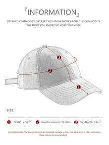 1pc Solid Color Unstructured Baseball Cap, Versatile Vintage Distressed Curved Brim Snapback Hat, Suitable For Casual Daily Wear, Travel, Sun Protection, Gift For Friends - Grey - View 10