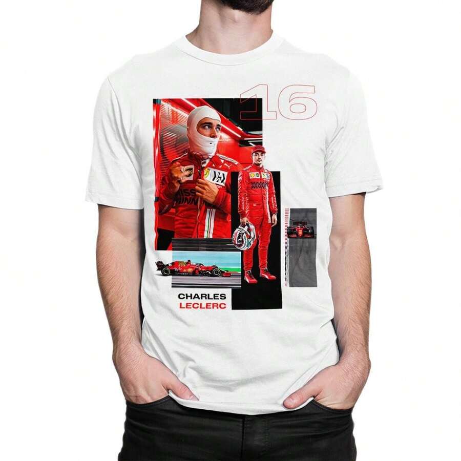 Charles Lecl Erc T-Shirt Mens And Womens Sizes FRM-005221 - 白色 - 查看 1