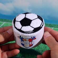 1 pieza Toallas de fútbol, Accesorios conmemorativos, Regalos creativos personalizados para eventos, Regalos de Año Nuevo, Regalos del Día de San Valentín, Regalos de Pascua [Estilo aleatorio] - Multicolor - Ver 5
