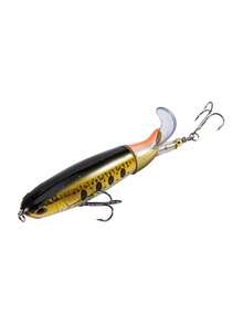 GOTURE 1pc Topwater Propeller Fishing Lures Kit - 360° Spinning Tail For Long Casting, 3X Stronger Treble Hooks, 3D Fish Eyes (Bass/Pike/Snook Saltwater & Freshwater) - Multicolor - View 14