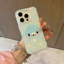 Cute Polka Emoticon Phone  17 16e 16 15 14 13 12 11 Pro X Xs XR XSMax 8 6 6s Plus Texture.Holiday Accessories. - YSK-337HKX364A2 - 查看 2