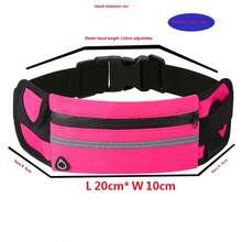 1 buah Tas Pinggang Neoprene Tahan Air Warna-warni untuk Pelari - MultiWarna - View 5