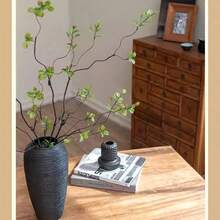 1 pezzo/3pcs/5pcs/6pcs/8pcs/10pcs Foglie di Banyan Artificiali con Steli Lunghi - Adatte per Composizioni Floreali, Decorazioni per Casa e Ufficio - Possono Essere Utilizzate come Riempitivi per Vasi e Accenti per profumo - Decorazione per la Casa, Decorazione per l'Ufficio e Regalo per la Festa della Mamma - Verde - Visualizzare 6